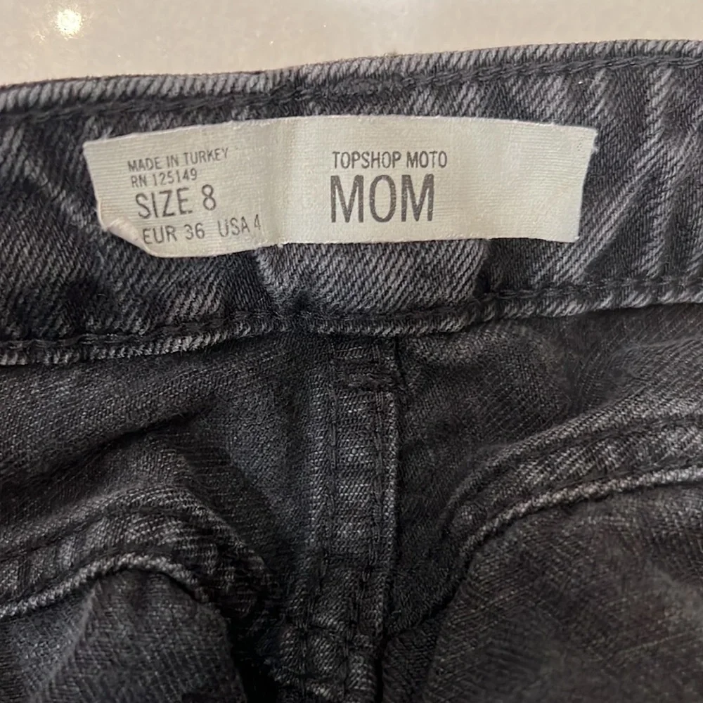 TopShop high rise Denim Shorts - Picture 5 of 5